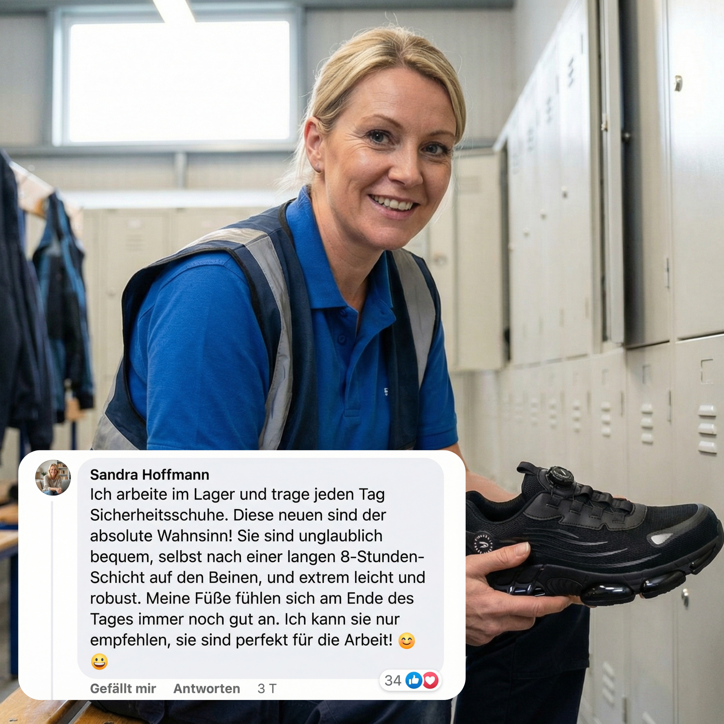 BLITZ® S3 Pro Damen: Gemacht für Sicherheit & ganztägigen Komfort
